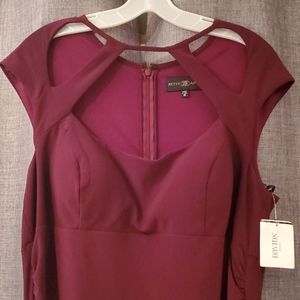 David's Bridal wine dress